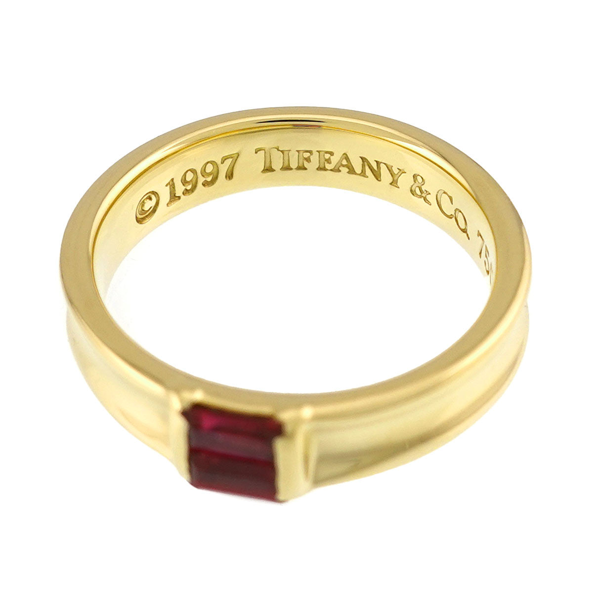 Ruby Ring 18K YG 750 size6(US)