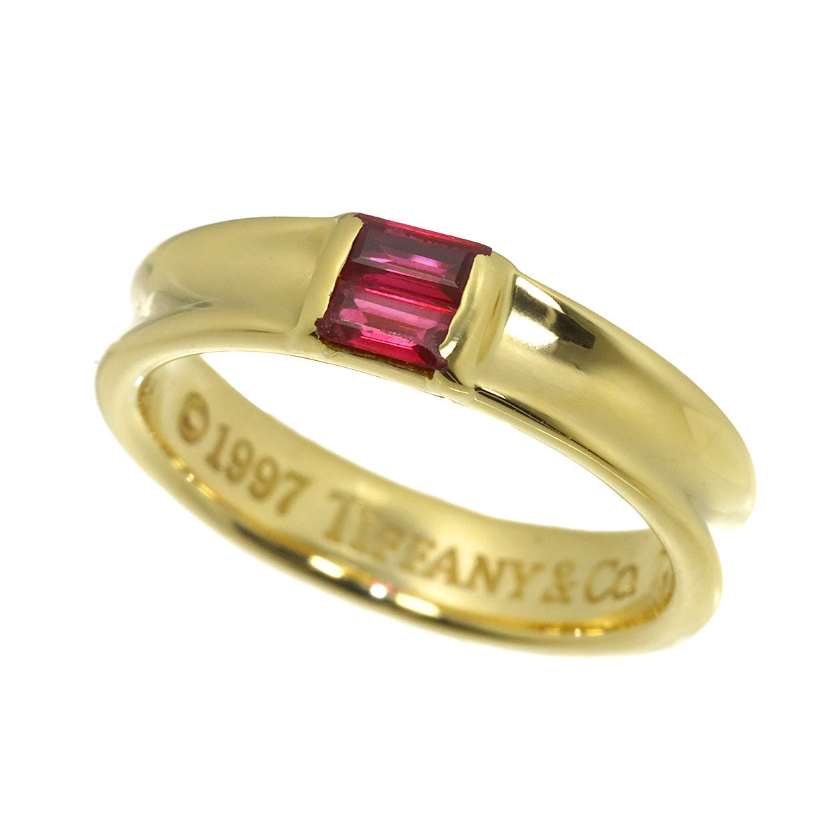 Ruby Ring 18K YG 750 size6(US)