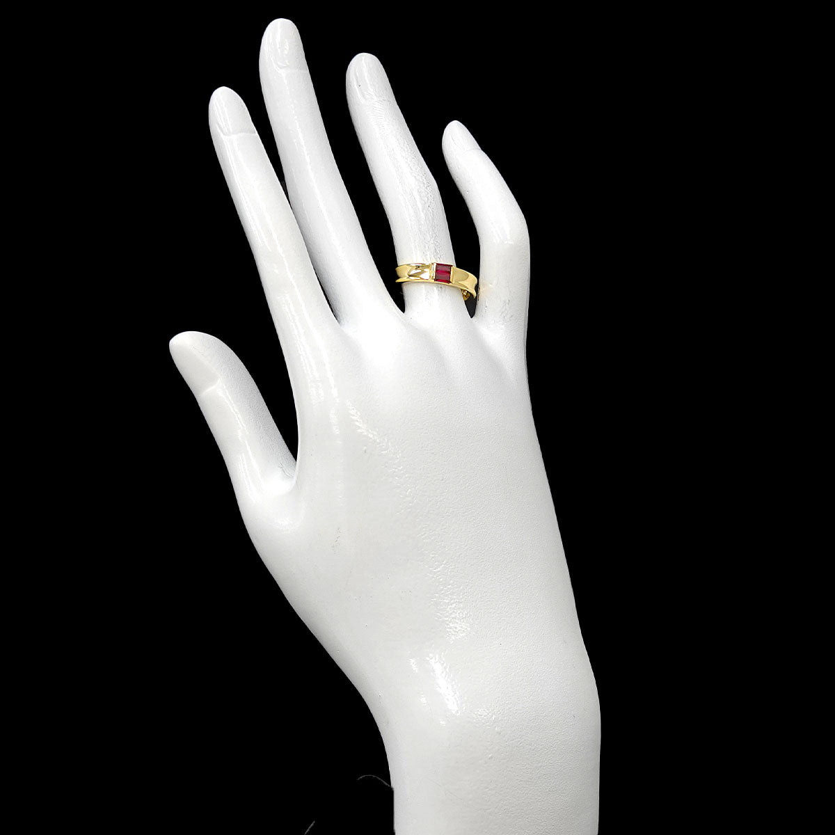 Ruby Ring 18K YG 750 size6(US)