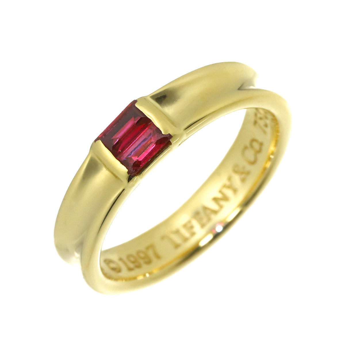 Ruby Ring 18K YG 750 size6(US)