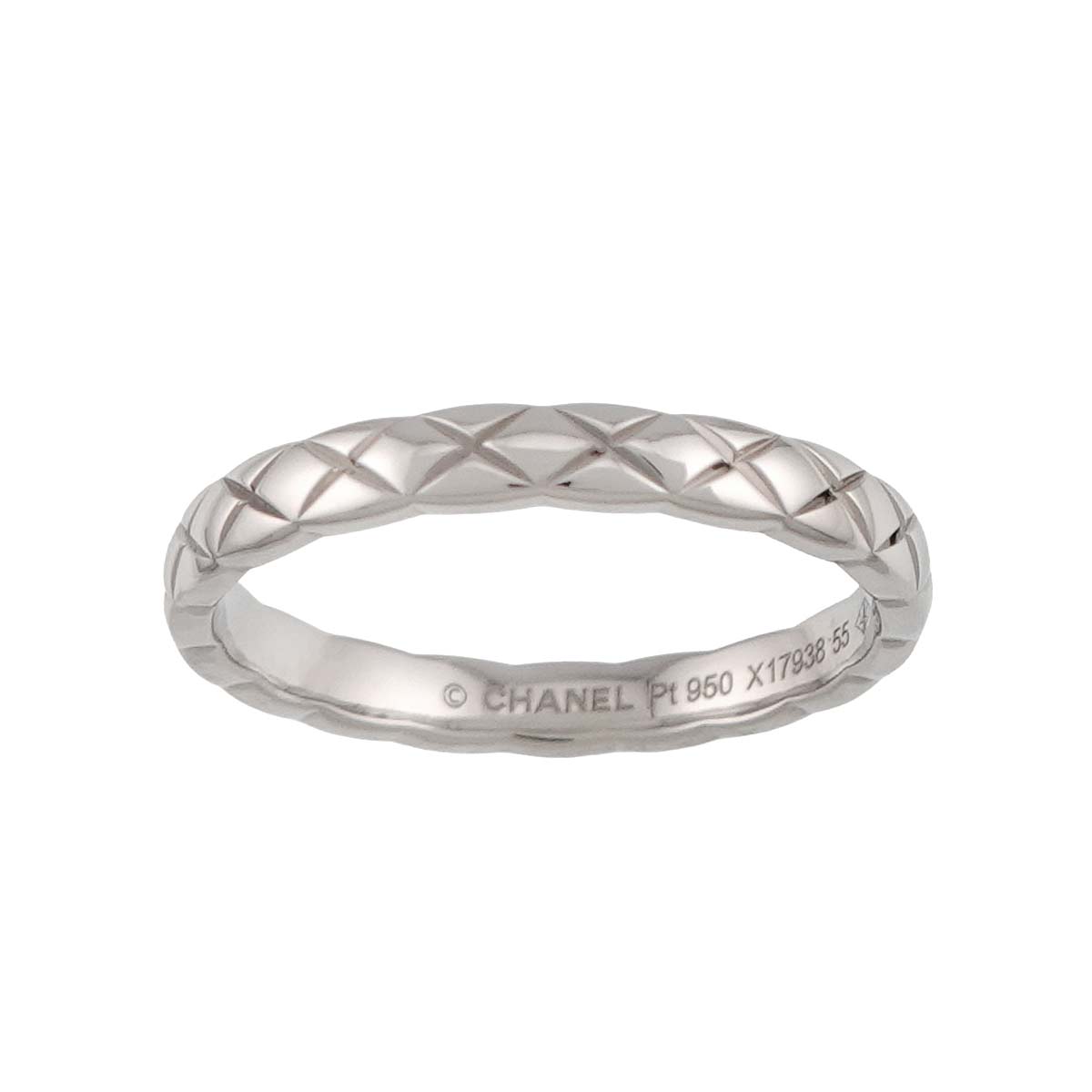 Coco Crush Ring SM Platinum size55 6.75-7.25(US)