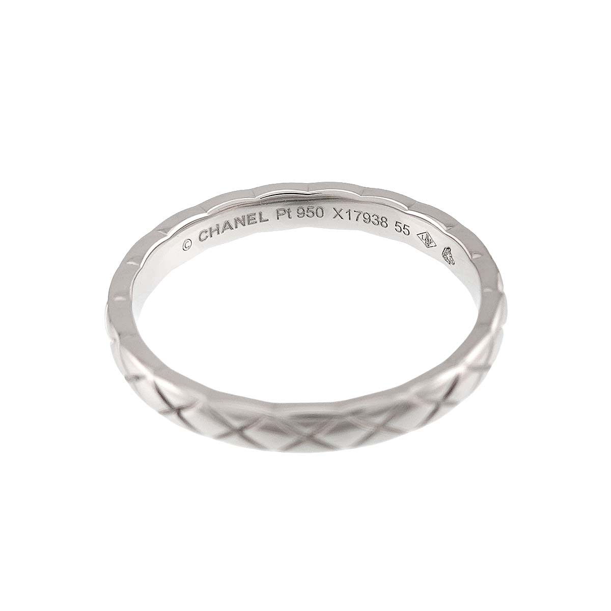 Coco Crush Ring SM Platinum size55 6.75-7.25(US)