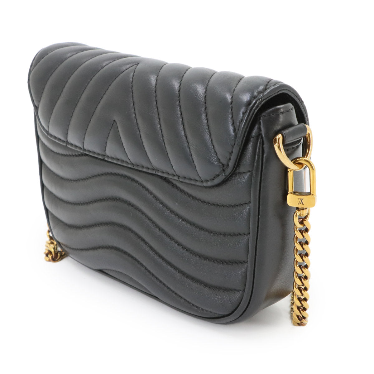 New Wave Multi Pochette Shoulder Bag Leather Black M56461