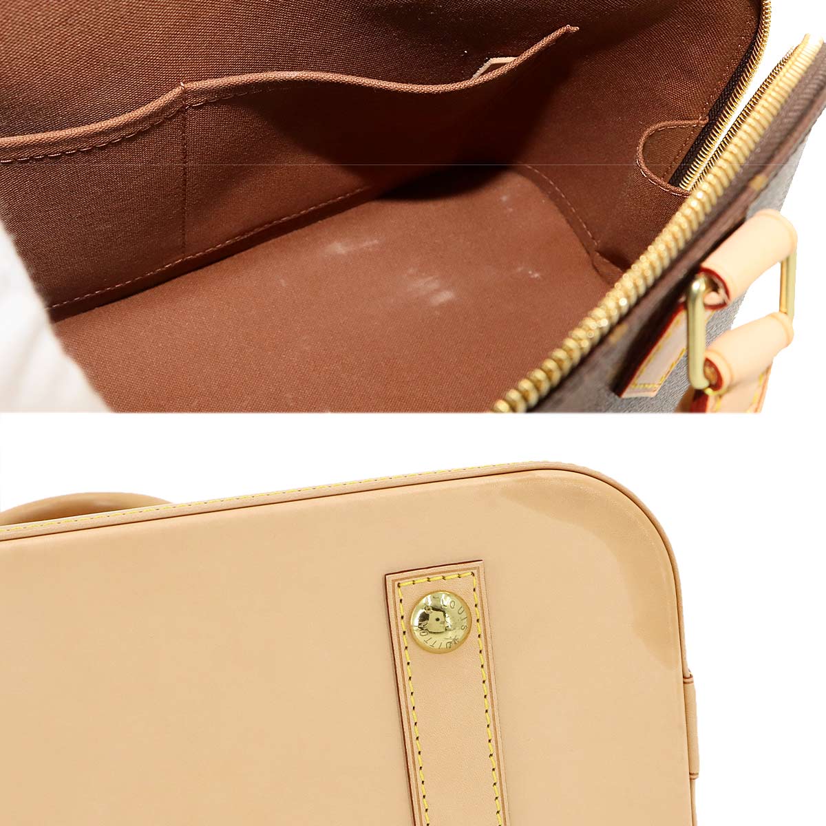 Monogram Alma PM Hand Bag Brown M53151 Purse