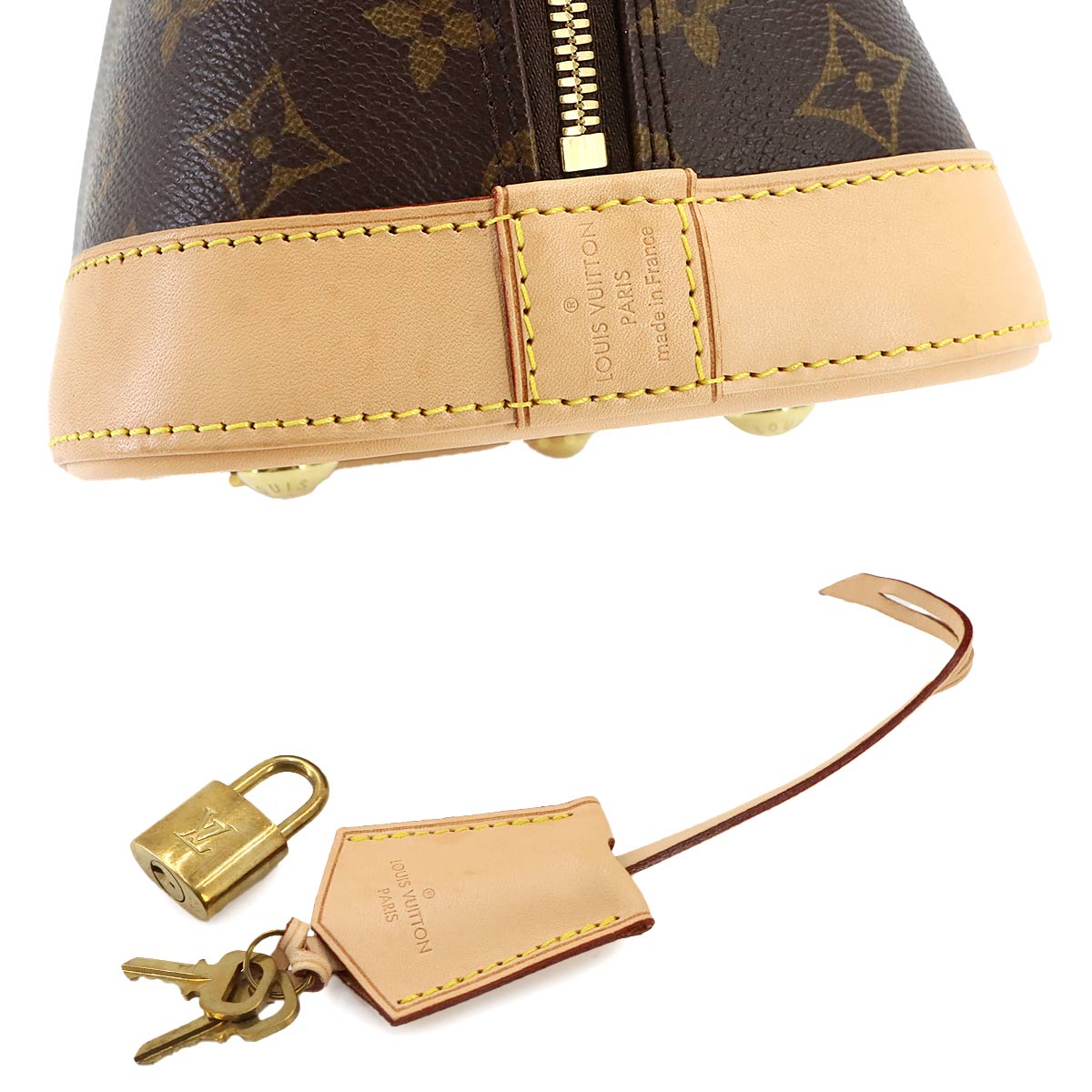 Monogram Alma PM Hand Bag Brown M53151 Purse