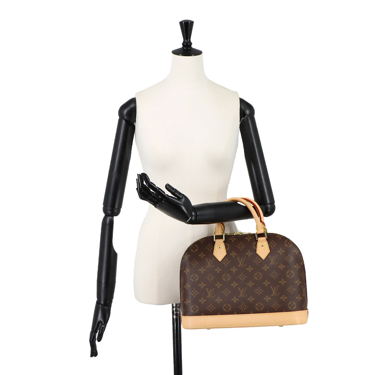 Monogram Alma PM Hand Bag Brown M53151 Purse