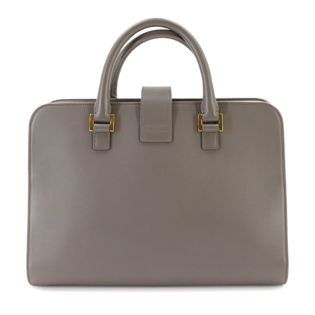 Monogram Cabas  Hand Shoulder Bag Leather Gray 357395