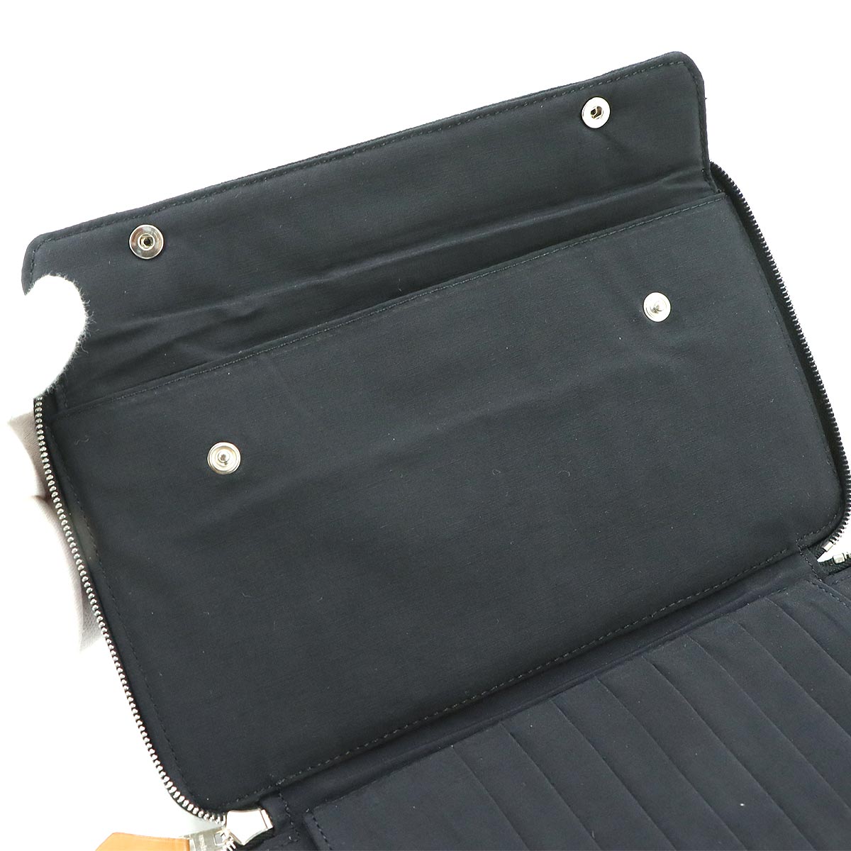 Fourre-tout Purse GM Long Wallet Canvas Black Gray