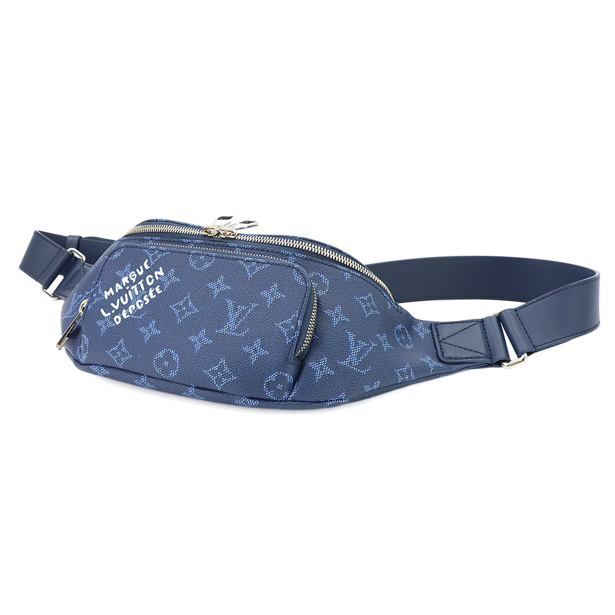 Monogram Heritage Rush Bumbag Crossbody Bag Blue M26821