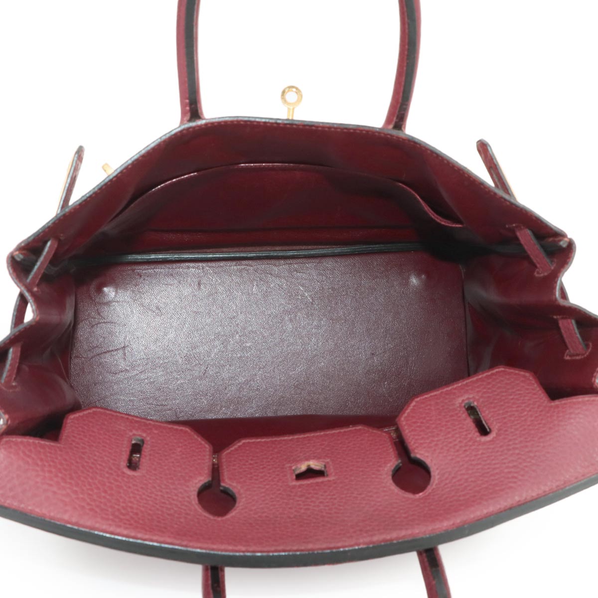 Haut a Courroies 32 Hand Bag Ardennes Rouge H Antique Vintage