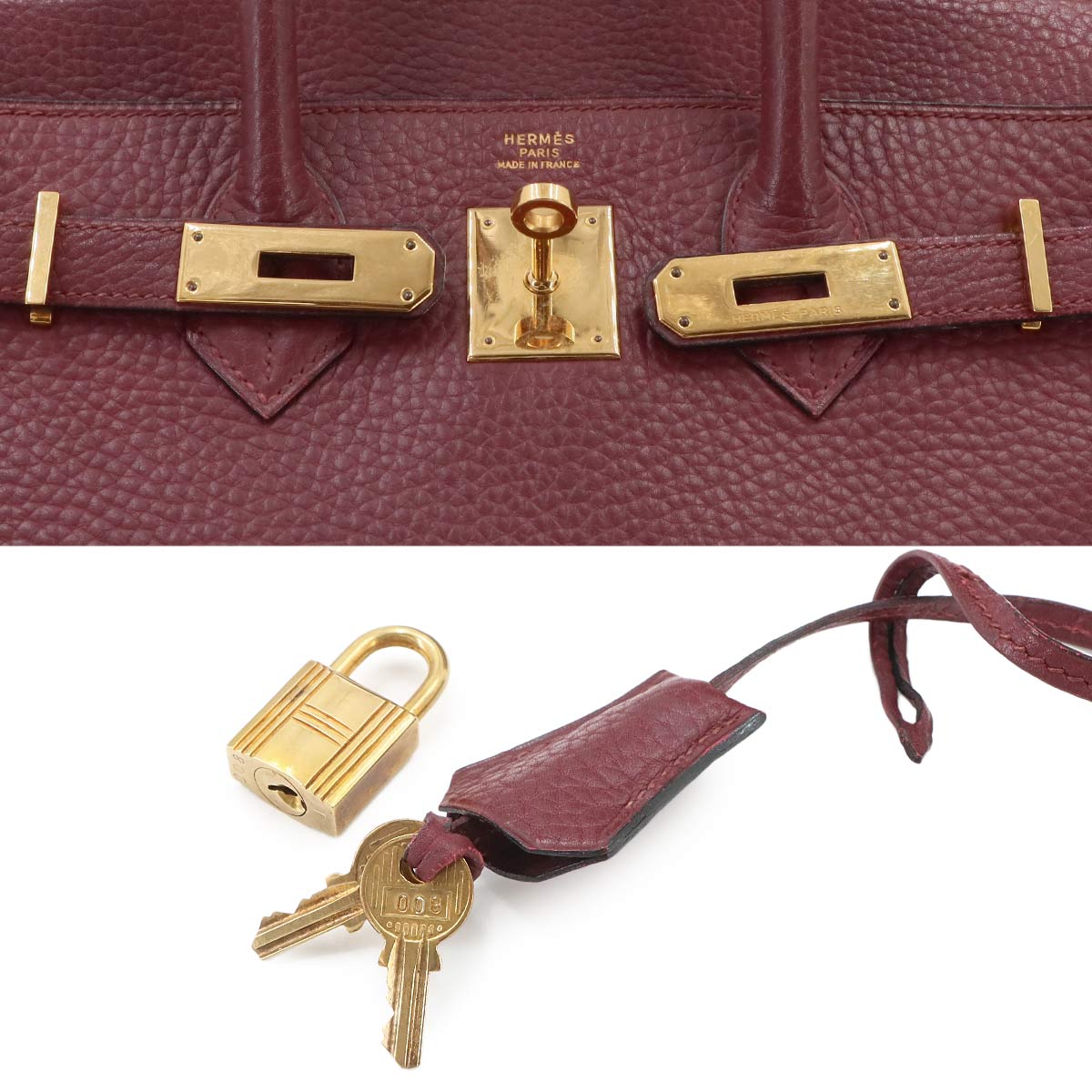 Haut a Courroies 32 Hand Bag Ardennes Rouge H Antique Vintage