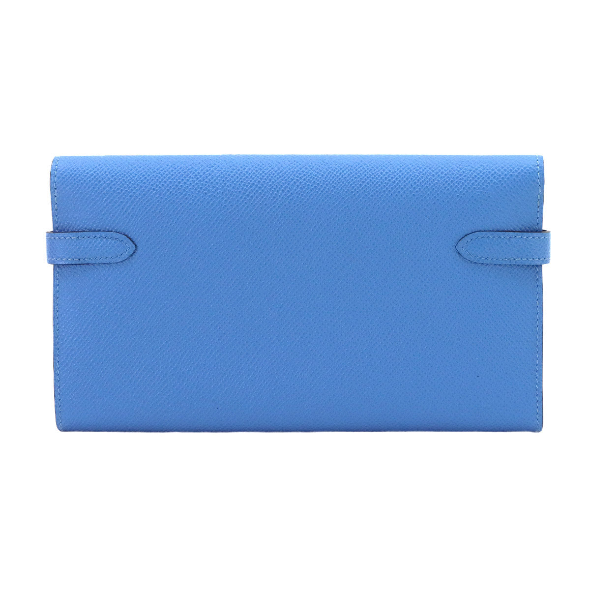 Kelly Wallet Veau Epsom Leather Bleu Paradis Purse