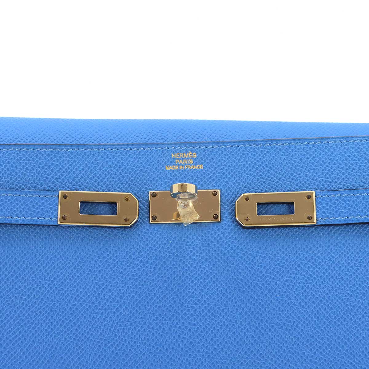 Kelly Wallet Veau Epsom Leather Bleu Paradis Purse
