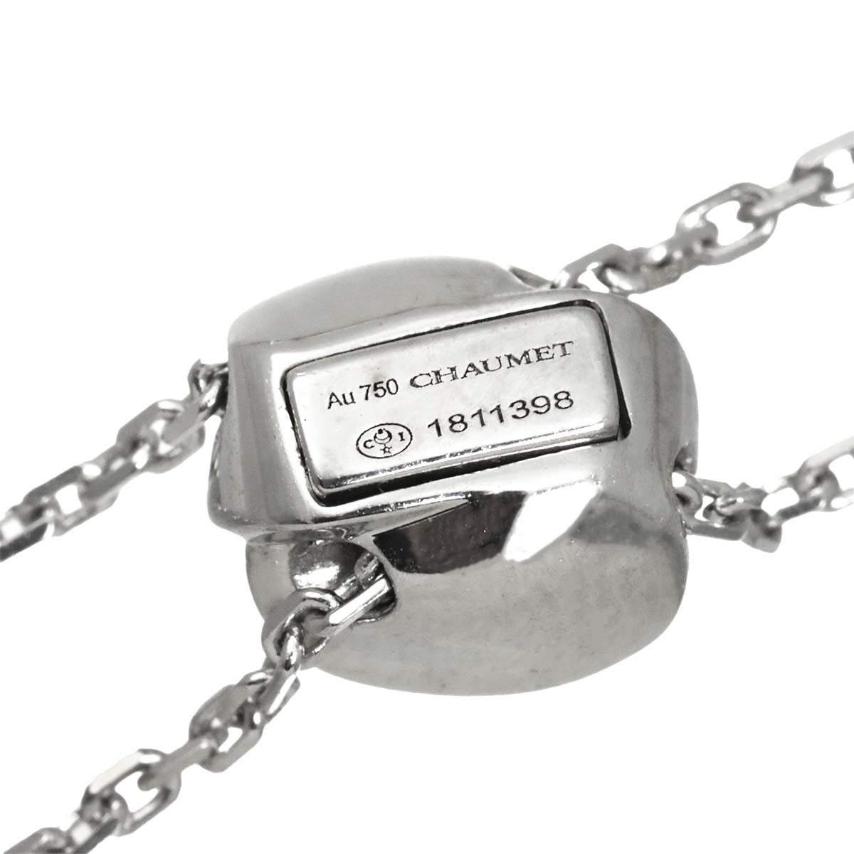 Liens Diamond Necklace 18K WG White Gold 750