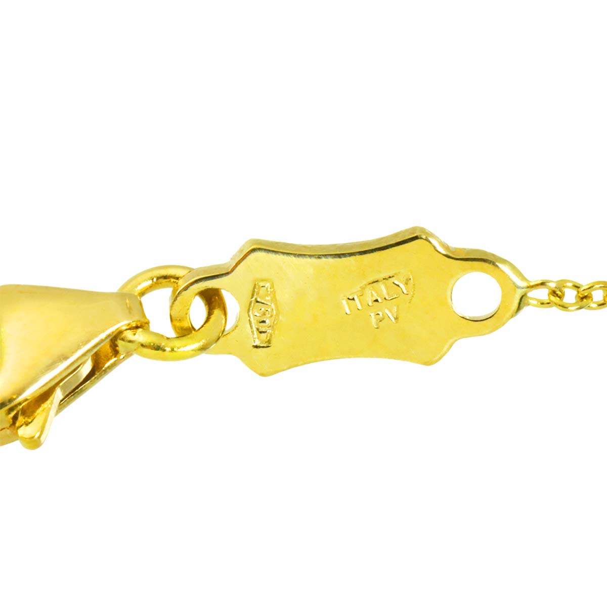 Enamel Necklace 18K YG 750
