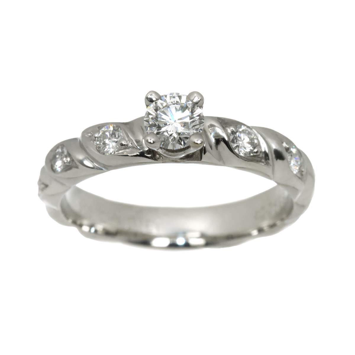 Torsade Diamond Ring Platinum size4.75-5(US)