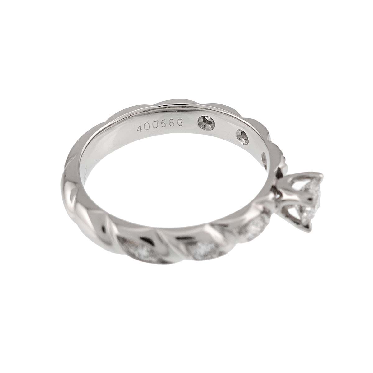Torsade Diamond Ring Platinum size4.75-5(US)