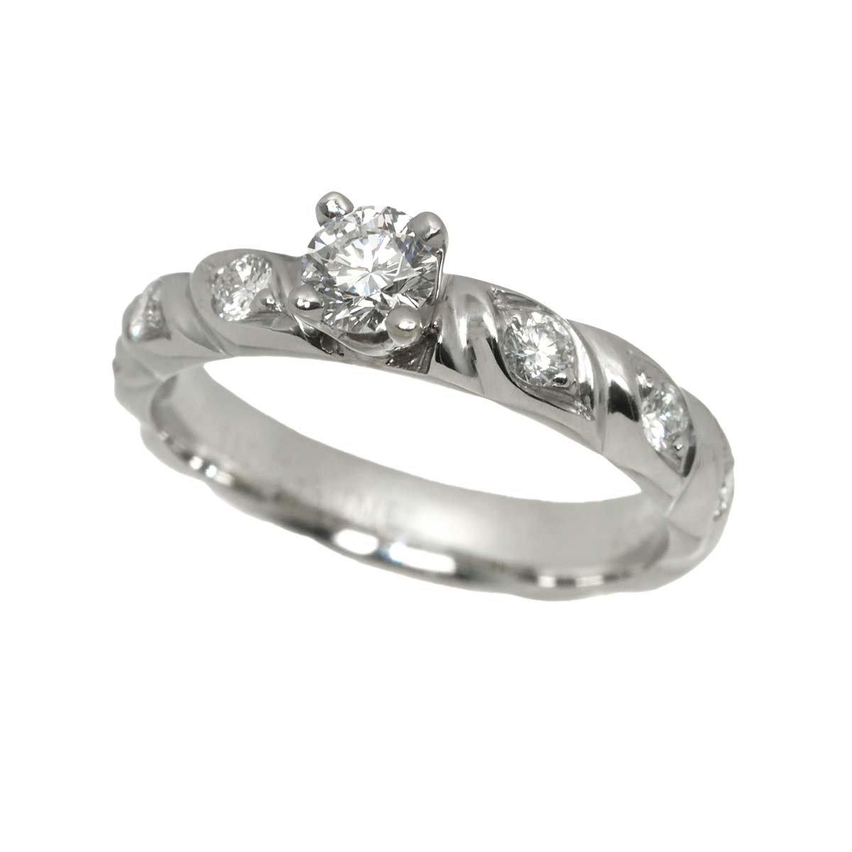 Torsade Diamond Ring Platinum size4.75-5(US)
