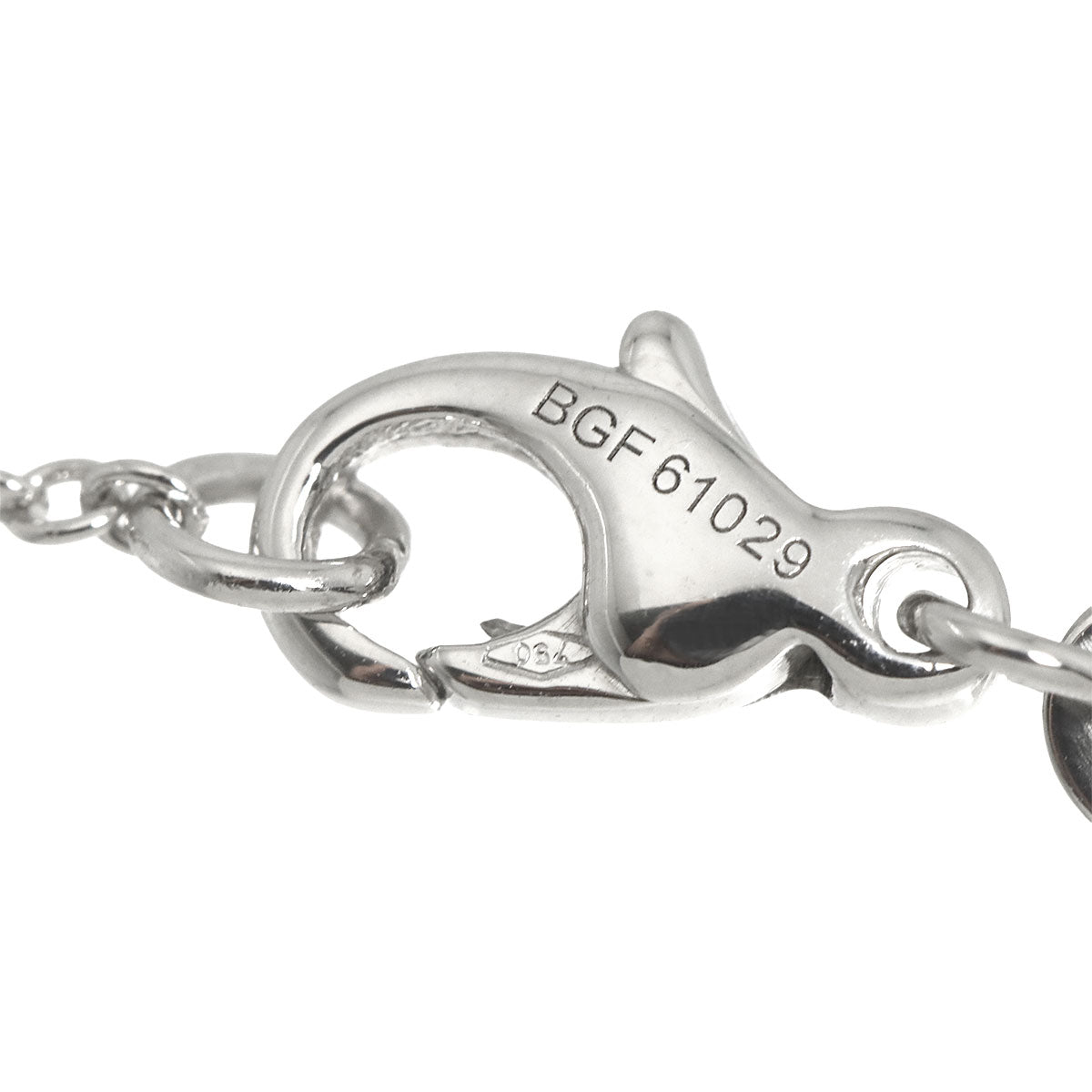 Diamond Necklace 18K White Gold 750
