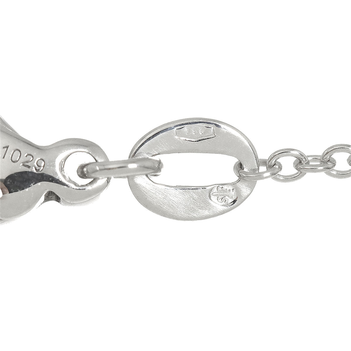 Diamond Necklace 18K White Gold 750