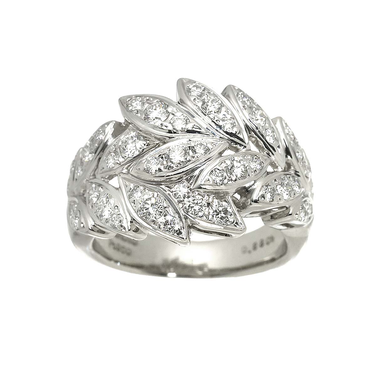 Diamond 0.88ct Ring Platinum Size6(US)