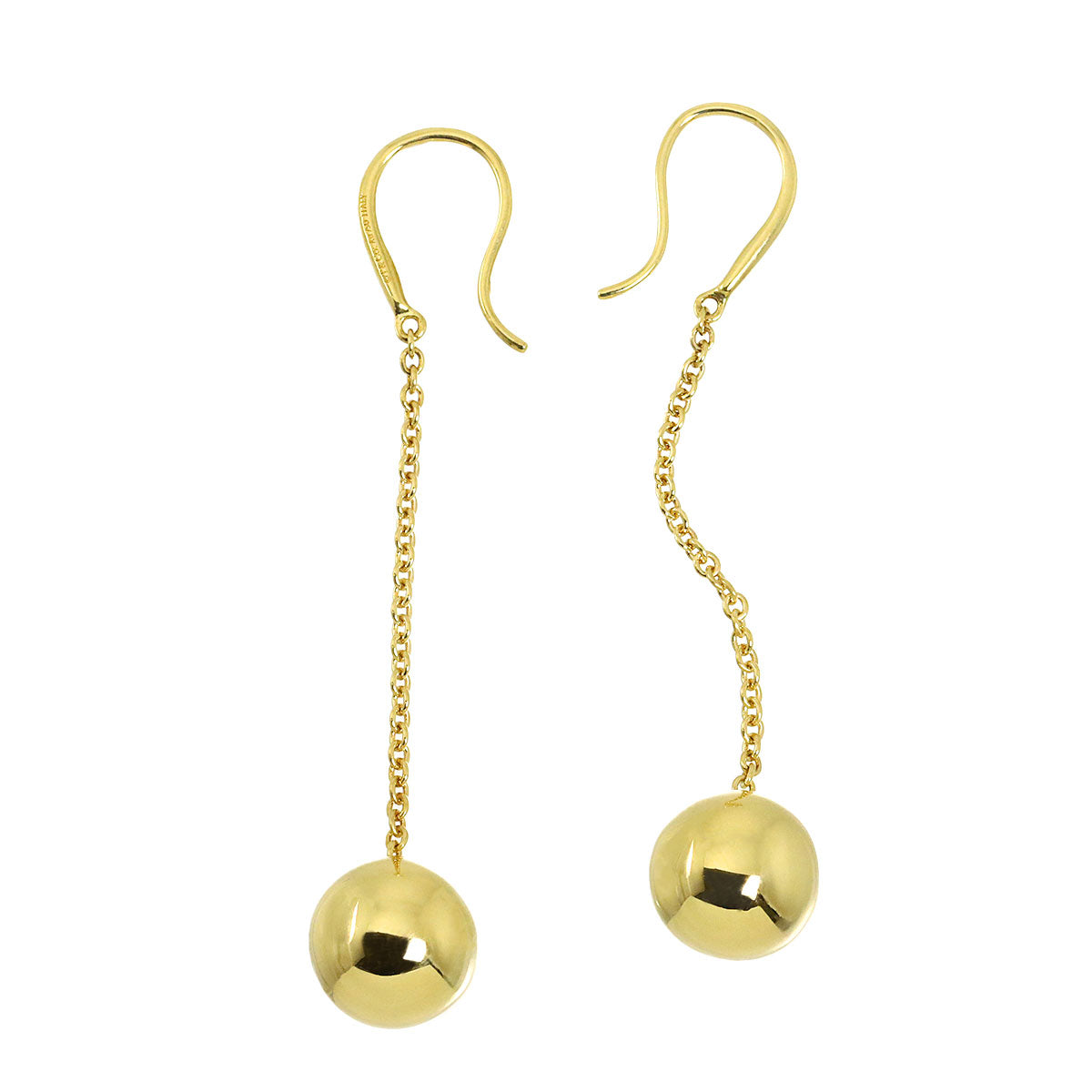 HardWear Ball Earrings Pierced 18K Yellow Gold 750