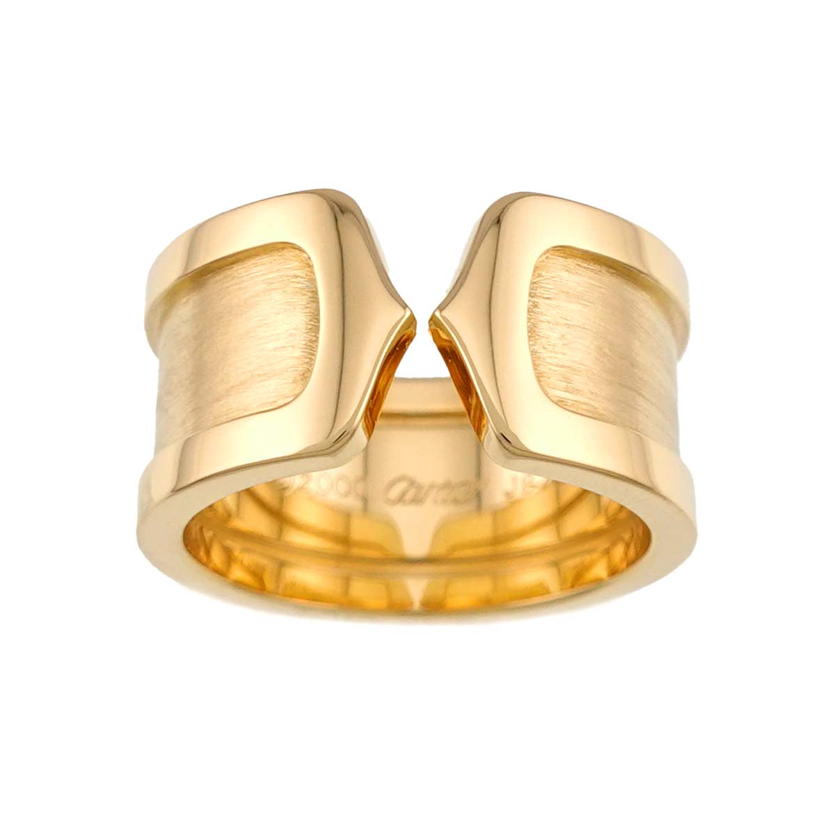 C2 Ring 18K YG 750 size51 5.25-5.5(US)