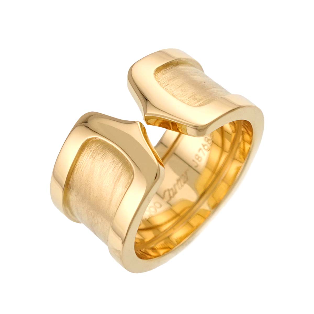 C2 Ring 18K YG 750 size51 5.25-5.5(US)