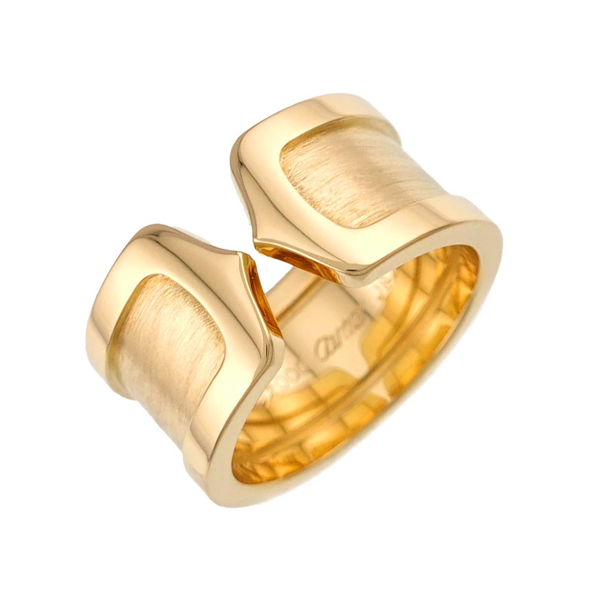 C2 Ring 18K YG 750 size51 5.25-5.5(US)