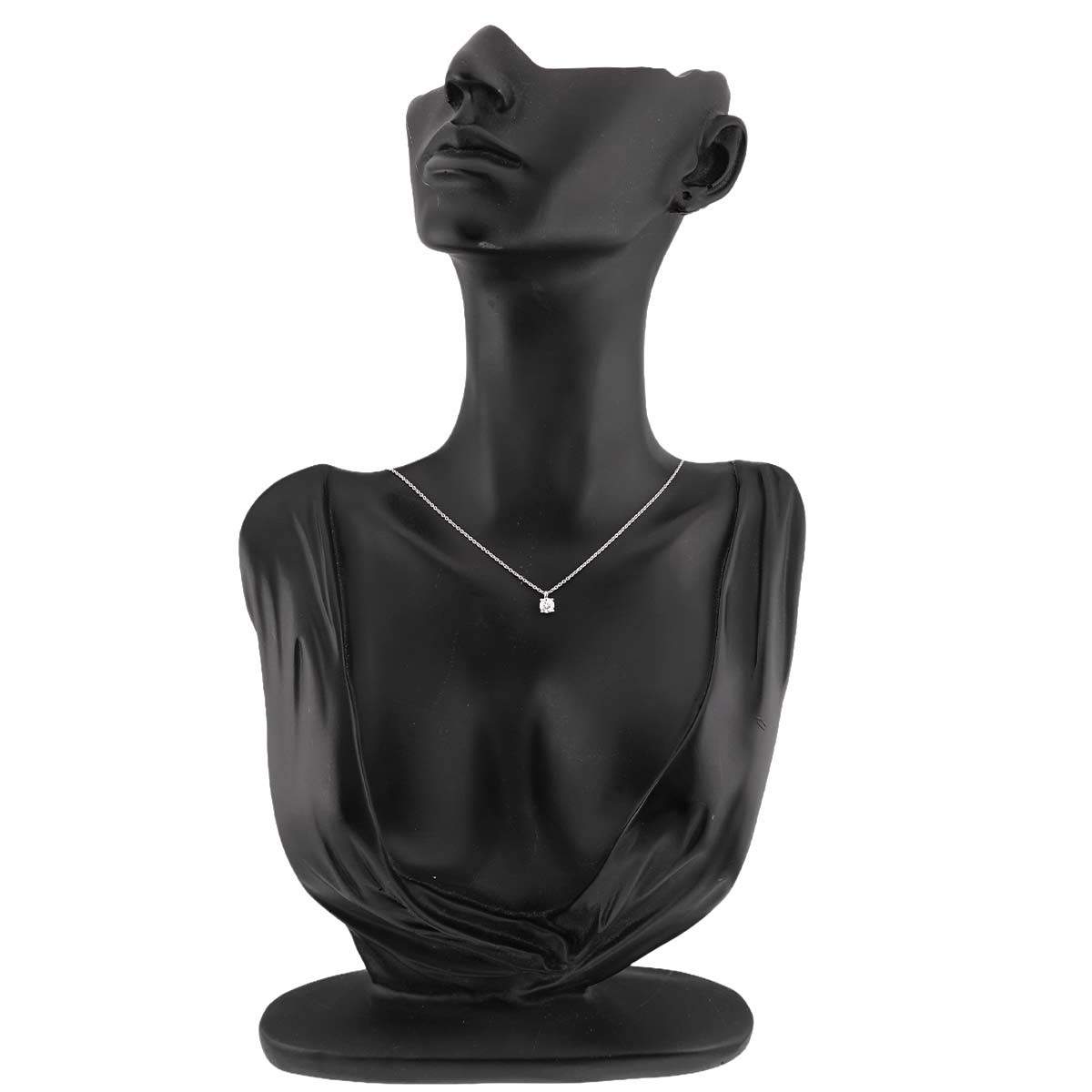 Solitaire Diamond Necklace Platinum