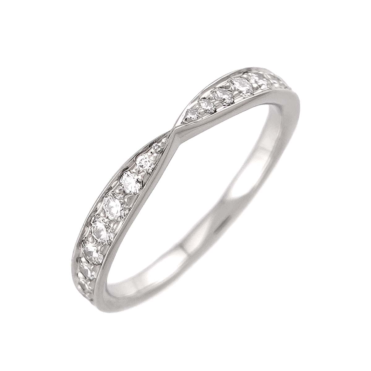 Harmony Band Ring Diamond Pt Platinum size4.5(US)