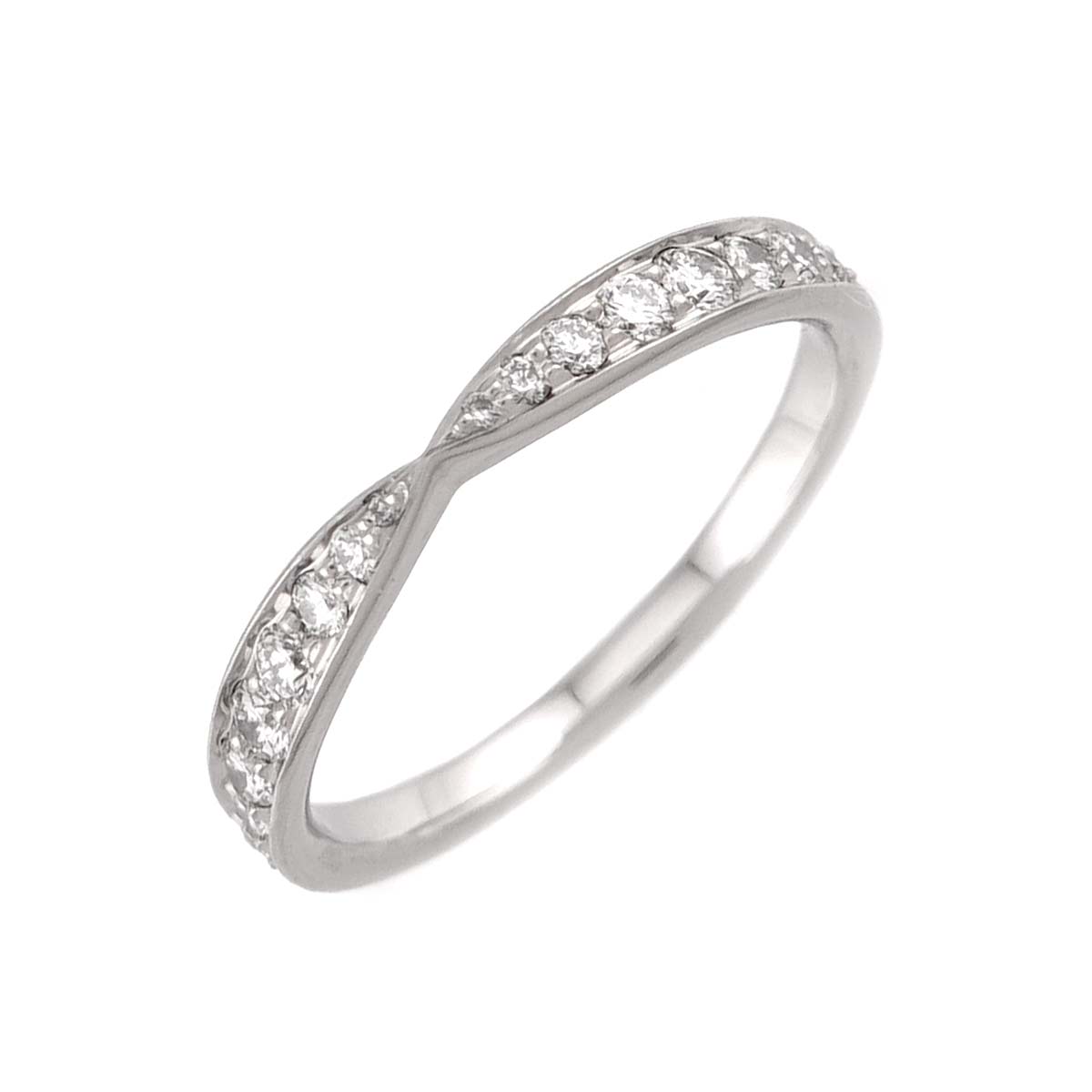 Harmony Band Ring Diamond Pt Platinum size4.5(US)
