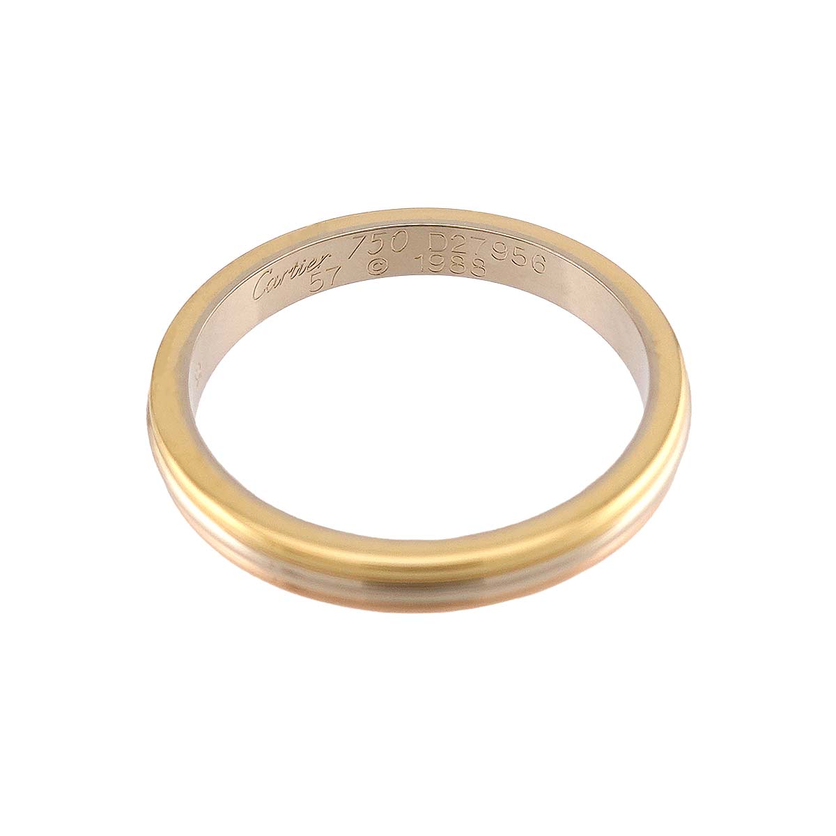 Vendome Ring 18K YG WG PG 750 size57 7.75-8(US)