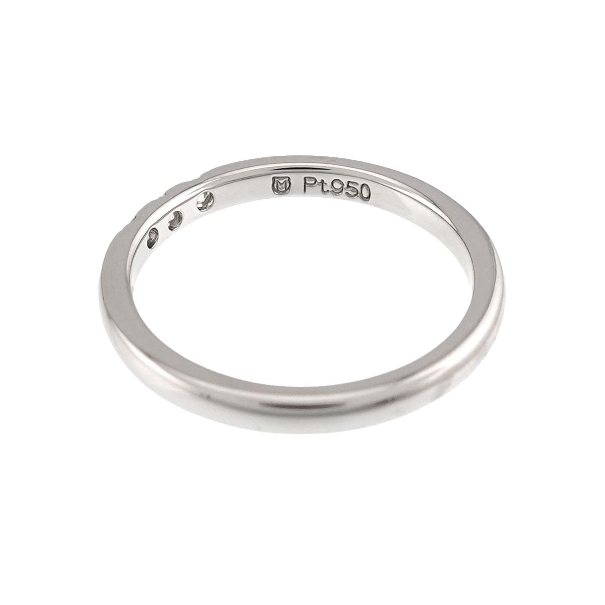 Diamond 0.05ct Ring Platinum Size4(US)