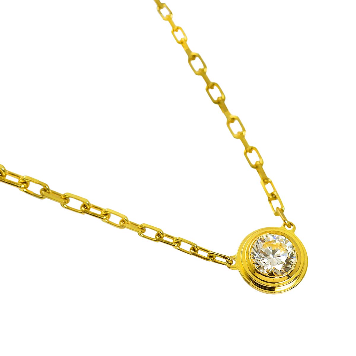 d Amour Diamond Necklace LM 18K Yellow Gold 750