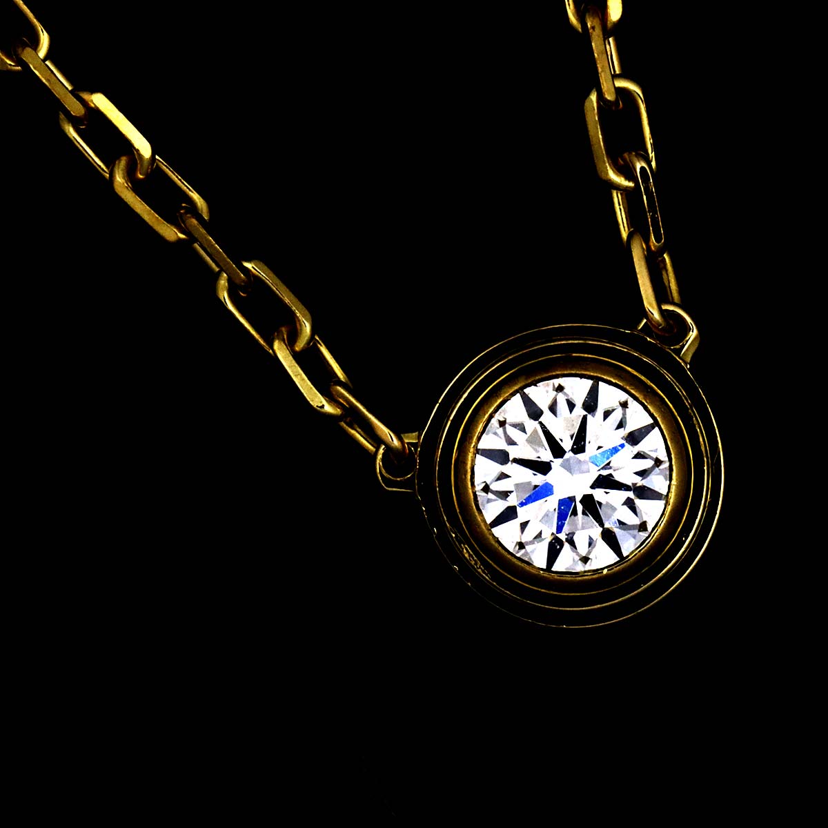 d Amour Diamond Necklace LM 18K Yellow Gold 750