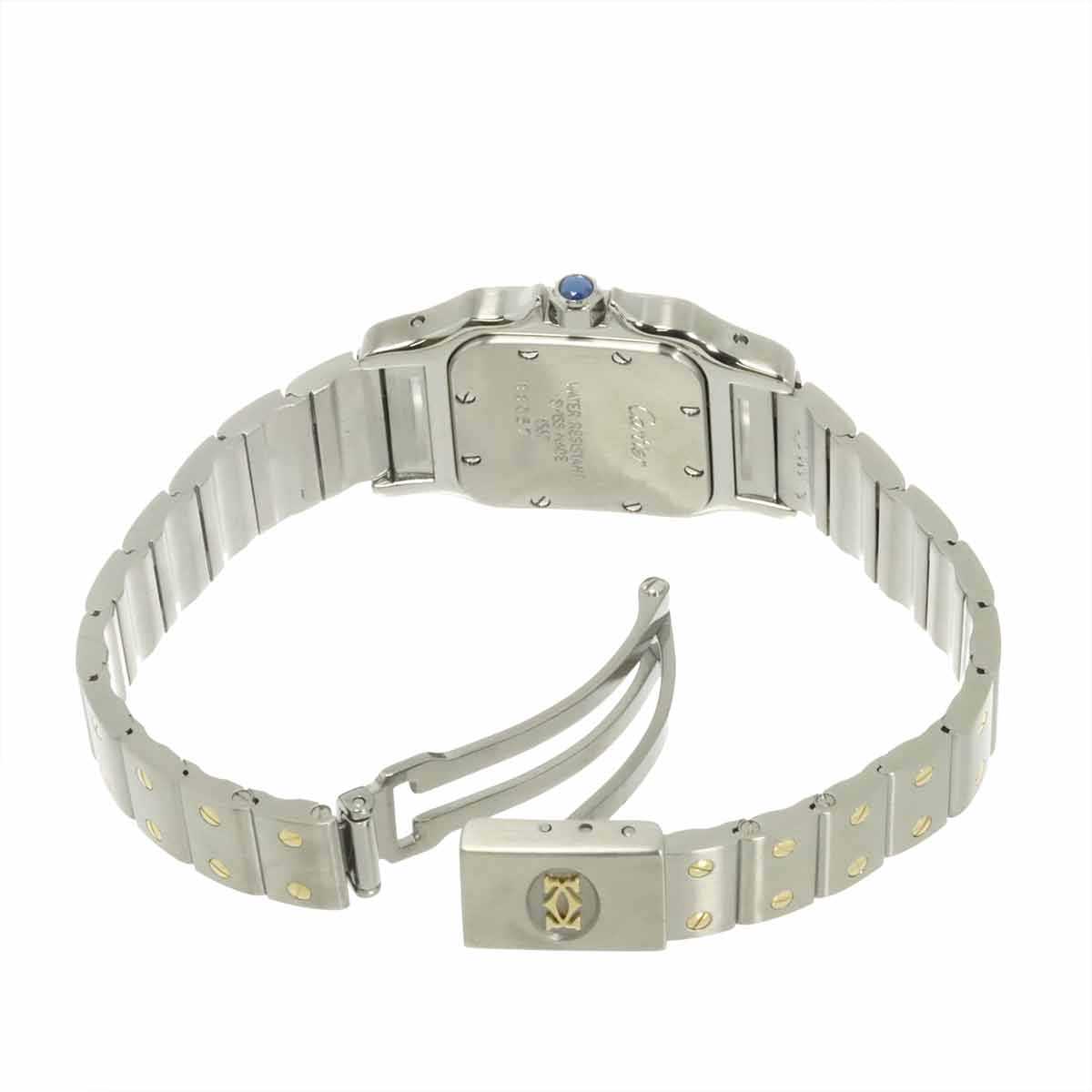 Santos Galbee W20012C4 750 YG Cream Dial Ladies Watch