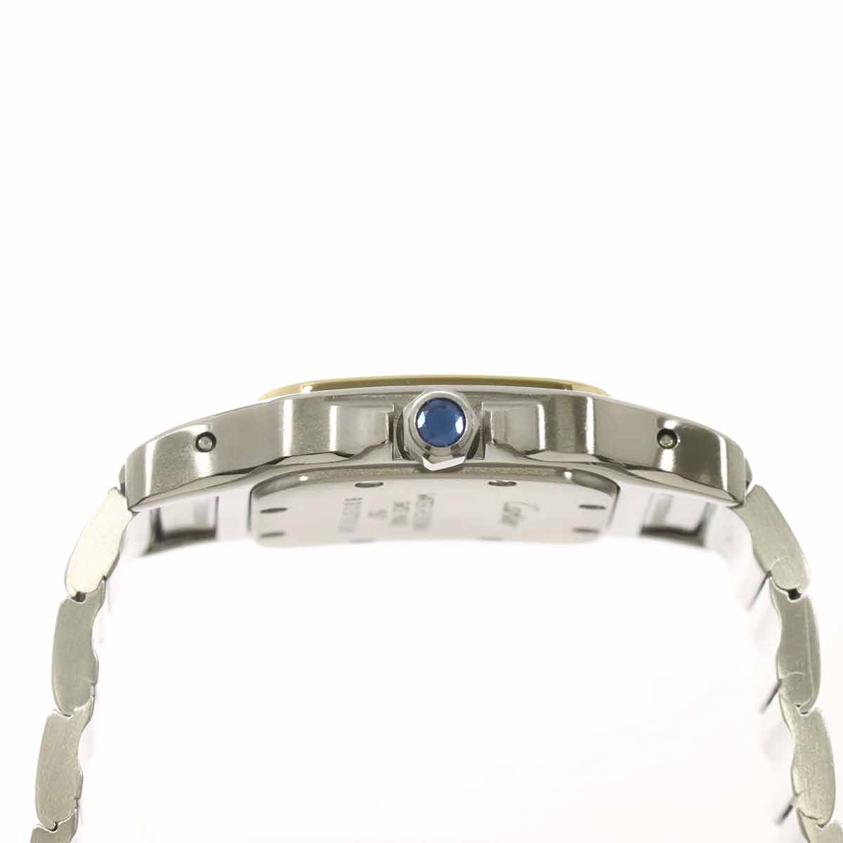 Santos Galbee W20012C4 750 YG Cream Dial Ladies Watch