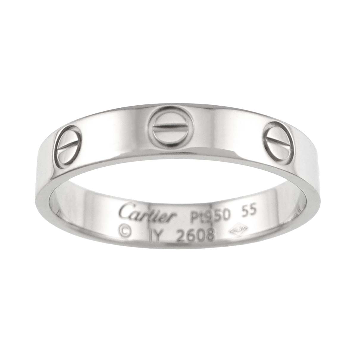 Mini Love Ring Platinum Size55 7.25(US)