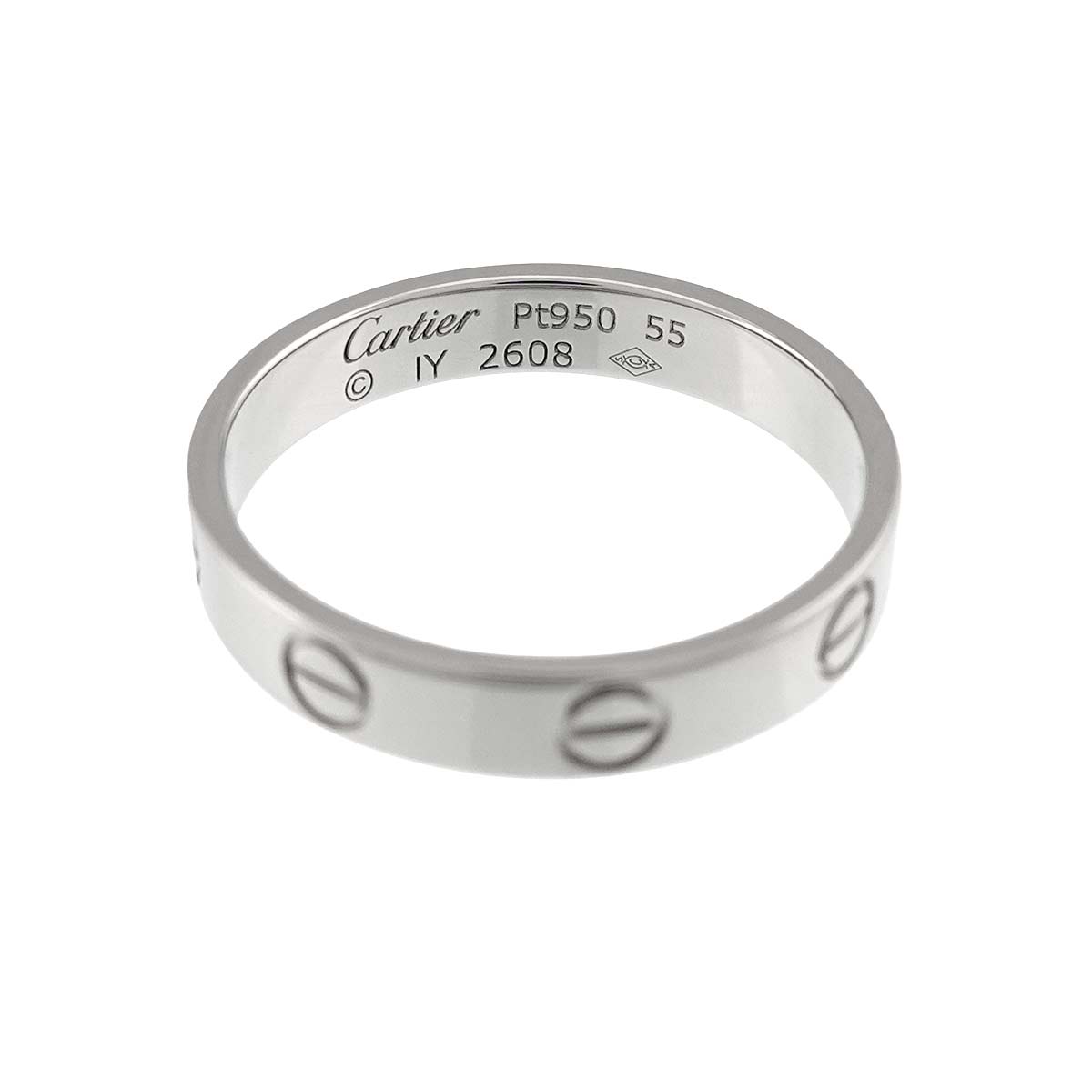 Mini Love Ring Platinum Size55 7.25(US)