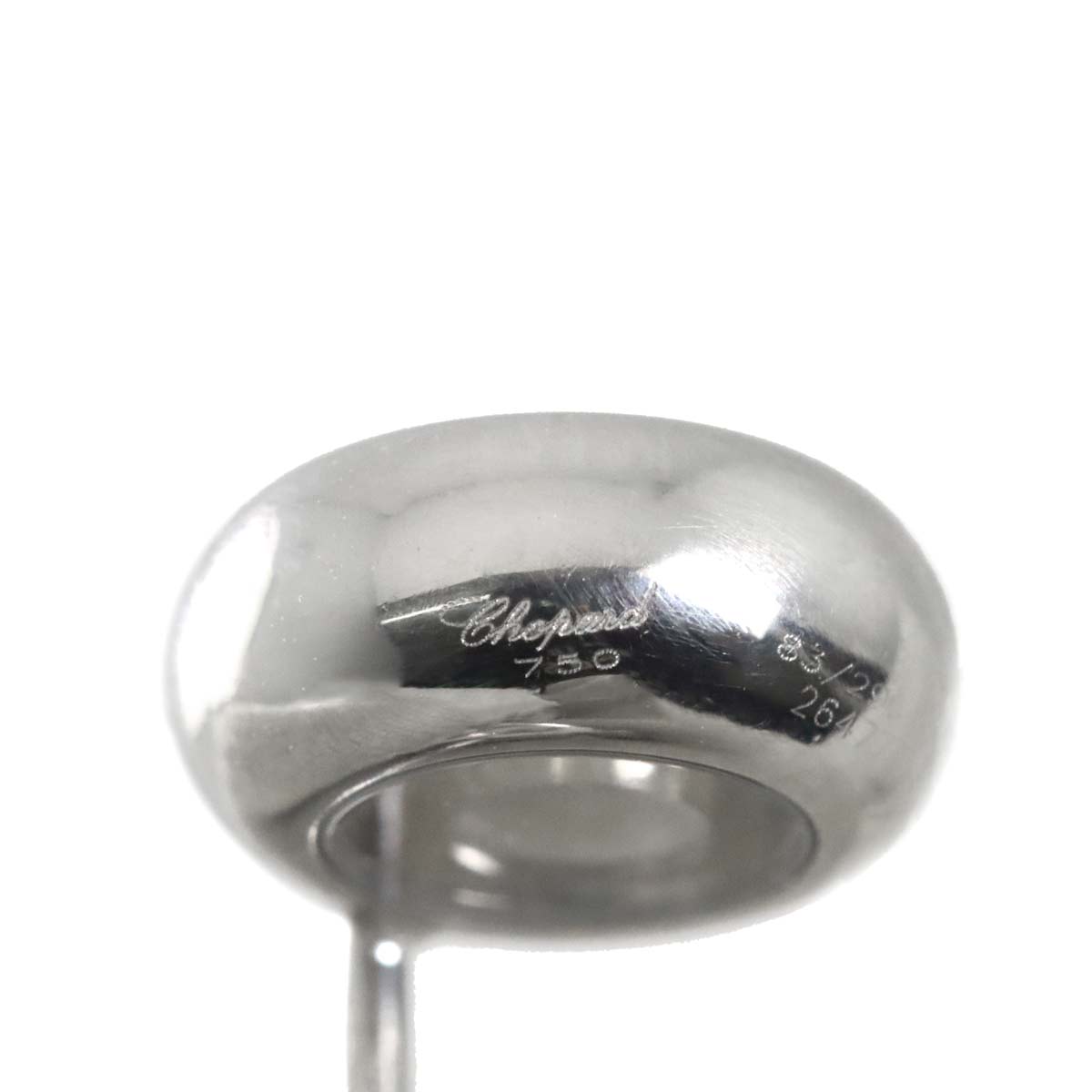 Happy Diamond Earrings Pierced 18K WG 750