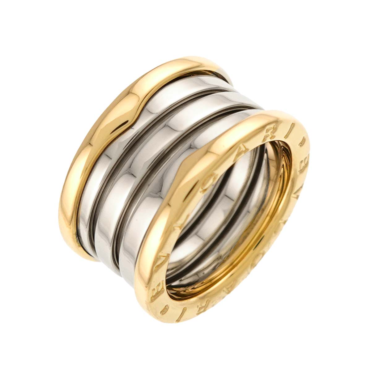 B-ZERO1 4 Band Ring 18K YG WG 750 Size51 5.25-5.5(US)