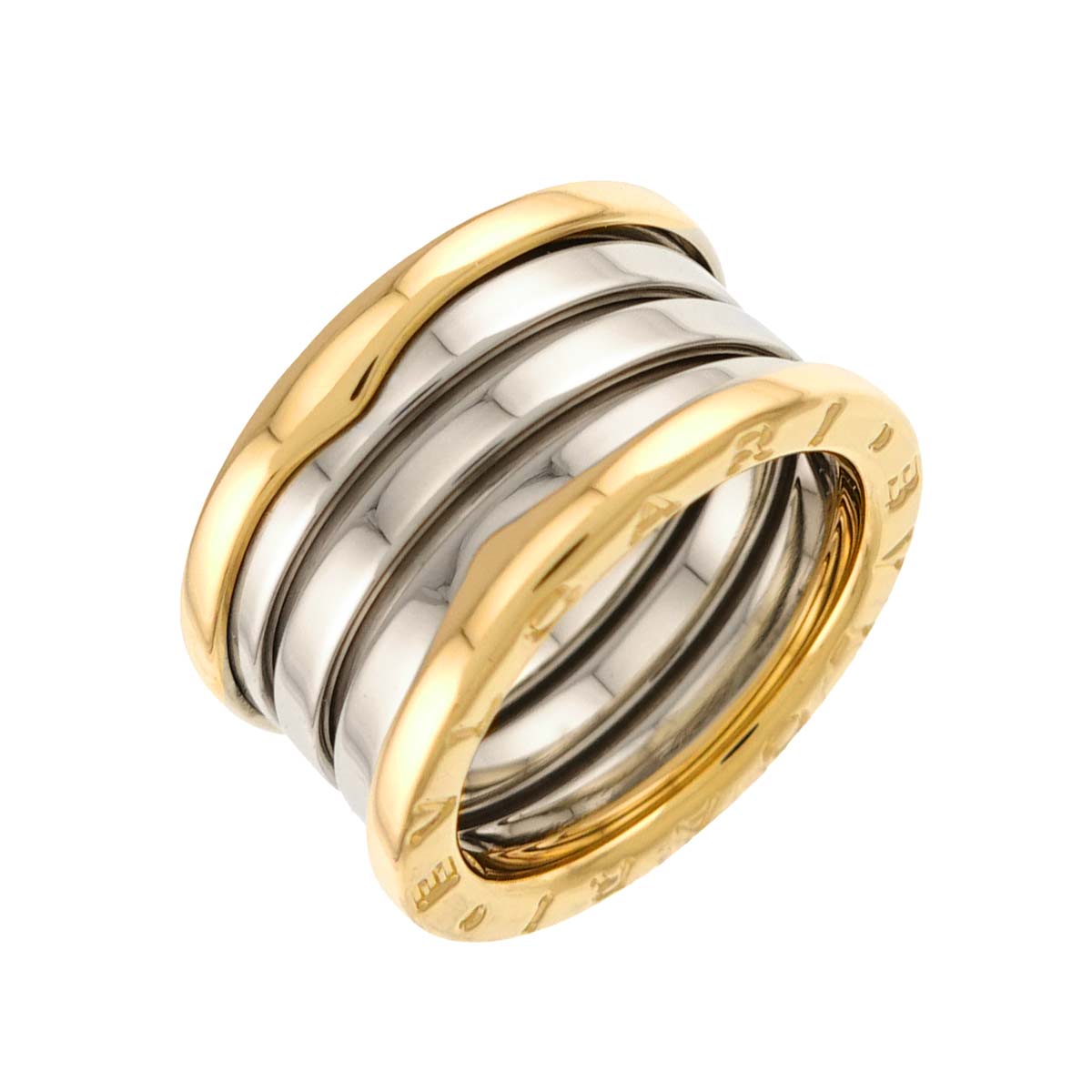 B-ZERO1 4 Band Ring 18K YG WG 750 Size51 5.25-5.5(US)