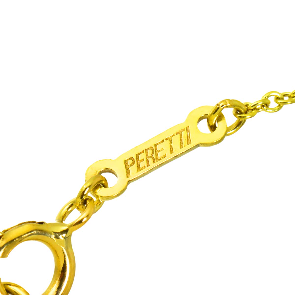 Open Heart 3P Necklace 18K Yellow Gold 750