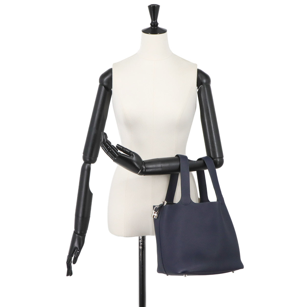 Picotin Lock MM Hand Bag Taurillon Clemence Y