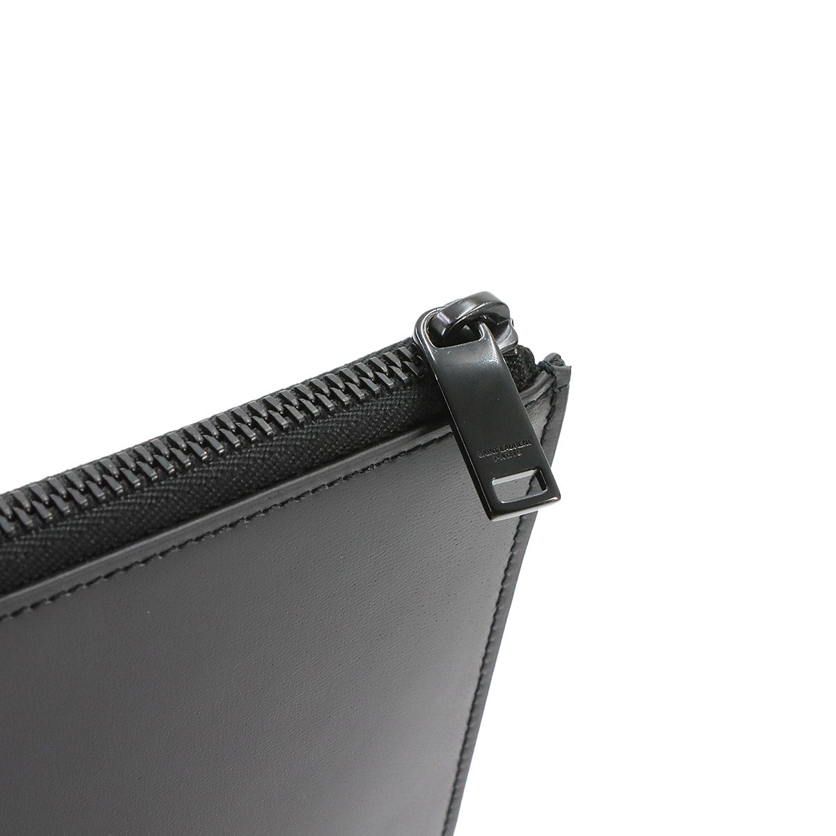 Clutch Bag Leather Black 607779 Purse