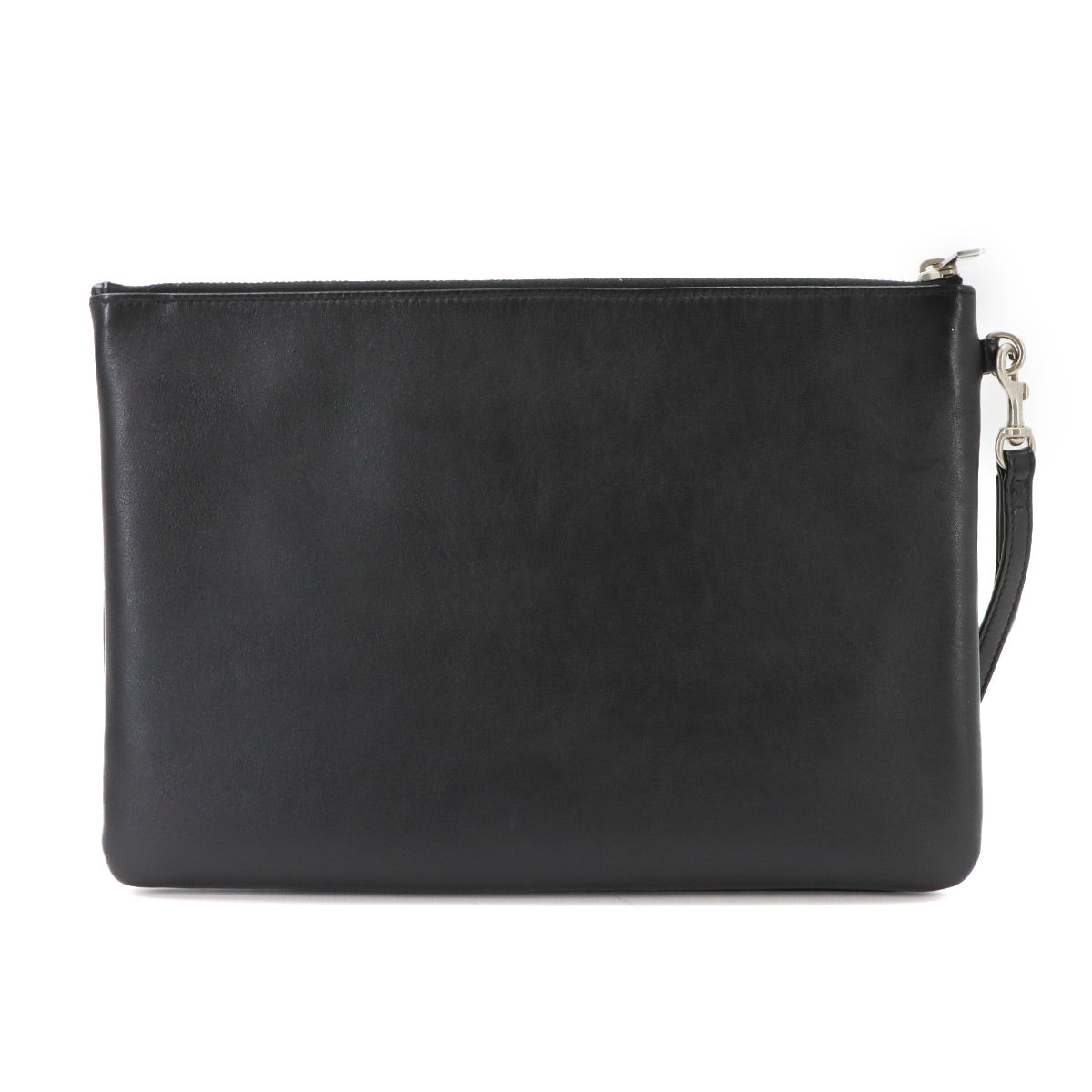 Clutch Bag Leather Black 581369 Purse