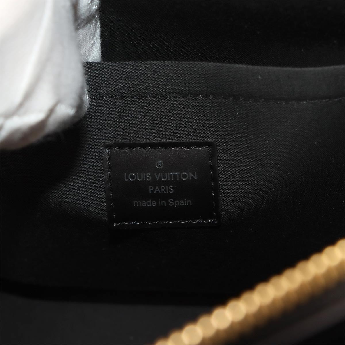 Epi Croisette PM Tote Bag Leather Noir M52492 Purse
