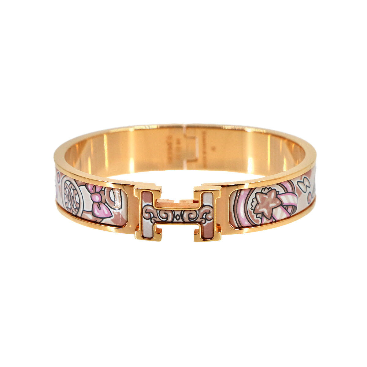 Clic H PM Bangle Candy Libris Aube Rose Gold