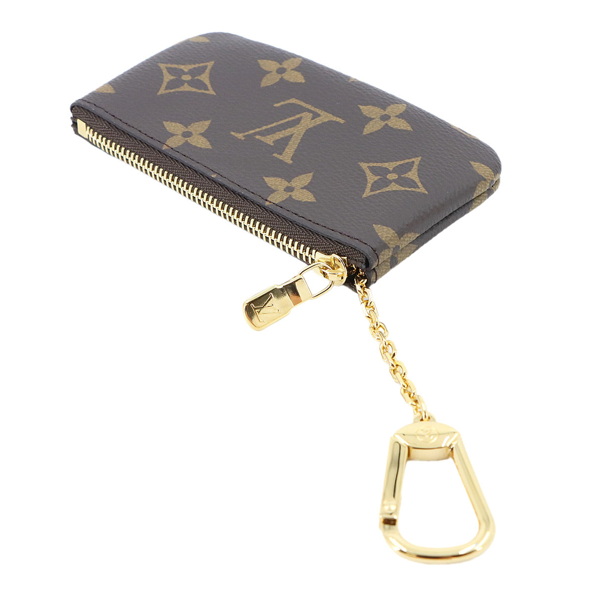 Monogram Pochette Cles Coin Case Purse Brown M62650